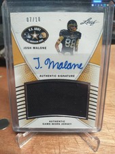 2014 Leaf U.S Army All-American Bowl Josh Malone Patch Auto #07/10 JM2