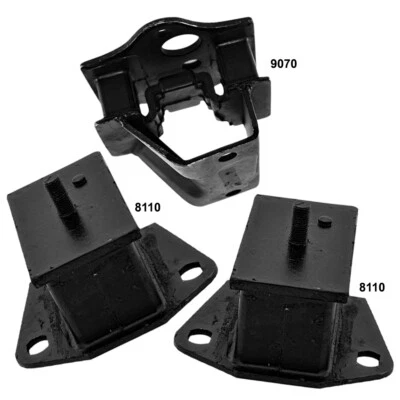 Juego de 3 piezas de soportes de motor y montaje de transmisión automática para Dodge Ram 50 1991 V6-3,0 L Foto 1 de 3