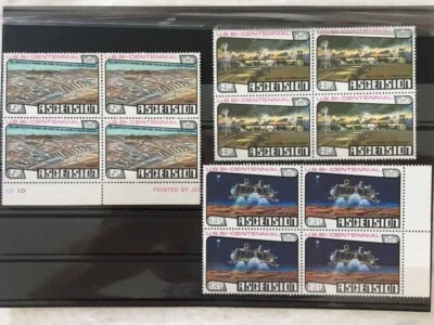 Ascension,1976, Block of 4, MI AC 215-217, MNH, American Revolution Bicentenary - Image 1 of 4