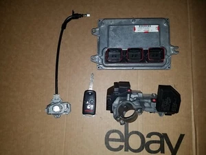 2009 ACURA TSX A/T ECU ECM COMPUTER IMMOBILIZER DOOR LOCK IGNITION CYLINDER KEY - Picture 1 of 19