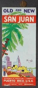 Folleto de viaje antiguo y nuevo de San Juan Puerto Rico de la década de 1950 Departamento de agricultura -- - Imagen 1 de 1