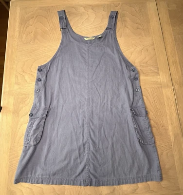 Vestido de algodón de lino vintage con bolsillos boho grandes Foto 1 de 4