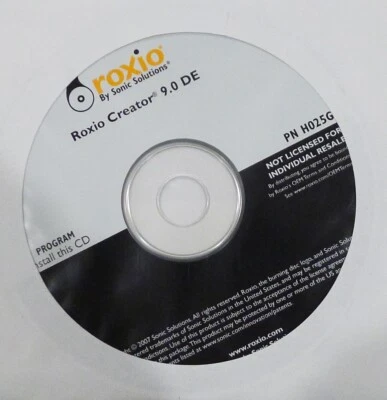 Roxio Creator 9.0 DE - Sonic Solutions - Sealed - Image 1 of 2