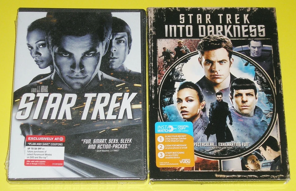 Sci-Fi Action DVD Lot - Star Trek (New) Star Trek Into Darkness (New) - Image 1 of 1