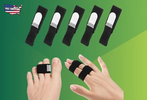 5er Pack Buddy Tape Fingerschienen - gepolsterte verstellbare Stützgurte - Bild 1 von 7