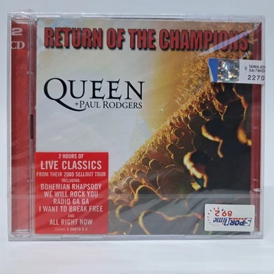 Return Of The Champions (Live)  [2 Discs] by Queen And Paul Rodgers (SEALED) - Image 1 of 2