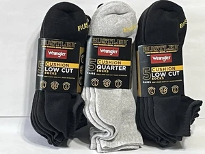 Herren Wrangler 3-5 Packungen gepolsterte Socken ~ niedrig geschnitten & Viertel ~ neu im Paket - Bild 1 von 5