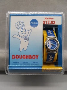 Pillsbury Doughboy Poppin 1997 fresco con reloj cardíaco nuevo con batería nueva incluida - Imagen 1 de 10