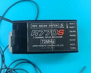 JR 7 channel slimline 35mhz FM Rx R770S with 24 crystal - Picture 1 of 2