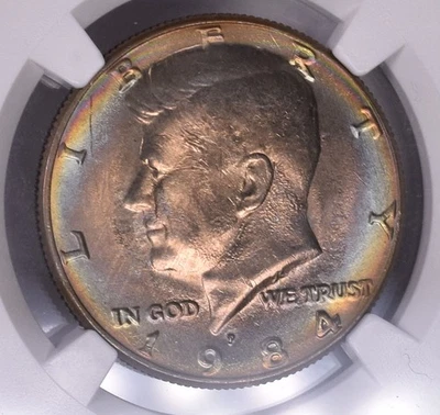 1984 Kennedy Half Dollar - NGC MS66 - Nicely Toned! - Image 1 of 3