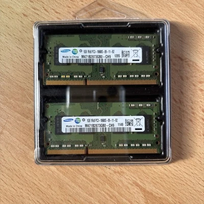 Für z. B. Apple iMac Samsung 2 x 1GB RAM 1Rx8 PC3 10600S-09-11-B2 - Bild 1 von 2