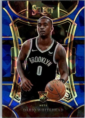 2023-24 Select Prizms Blue Cracked Ice #308 Dariq Whitehead - BSK - Image 1 of 2