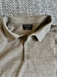 Massimo Dutti Wool Polo Jumper Size L - Picture 1 of 11