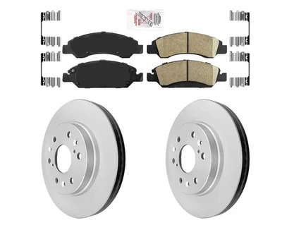 Almohadillas cerámicas delanteras y rotores recubiertos para Cadillac Escalade 2008-2020; ESV y EXT Foto 1 de 4