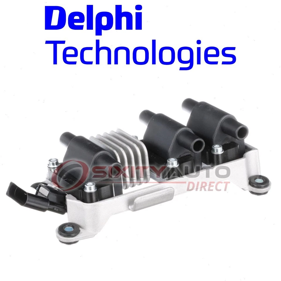 Delphi Ignition Coil for 1998-2005 Volkswagen Passat 2.8L V6 Wire Boot Spark ez Foto 1 de 4