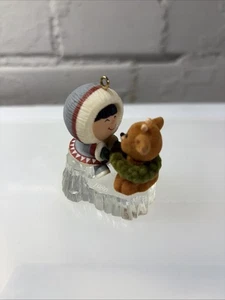 Vtg Hallmark Frosty Friends #7 in Series Reindeer Christmas Ornament No Box 1986 - Picture 1 of 2