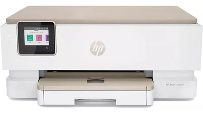 HP ENVY Inspire 7200e Wireless Inkjet All-in-One Printer - White/Beige - Image 1 of 3