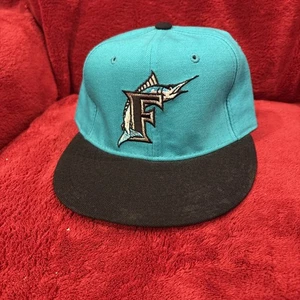 Vintage Florida Marlins New Era 5950 Hat Diamond Pro Model Size 7 New - BLEMISH - Picture 1 of 7