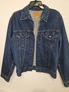 Vtg Levi’s Jacket Blue Denim Big E Type 3 Men's Size 40 Western Trucker EUC - Picture 1 of 12