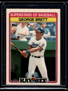 1989 Topps Kay-Bee Superstars of Baseball #2 George Brett Near Mint or Better