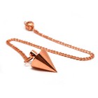 Copper DOWSING PENDULUM Spiritual Meditation Reiki Aura Divining Ghost Hunting