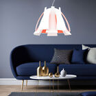 Luminaire Suspendu Lampe à Suspension LED Lampe de Salon Blanc Orange H 110cm
