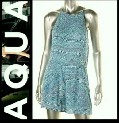 Mameluco informal para mujer estampado Georgette multicolor azul aguamarina ~ L, L M3020 Foto 1 de 4