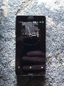 Sony Xperia Z3 Compact DEFECTUOSO - PANTALLA DAÑADA, LEER DESCRIPCIÓN AA3611 - Imagen 1 de 7