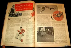 ZIRKUS FLIEGENDES TRAPEZ 1935 BILD EDWARD VAN WYCK: DER MANN, DER SIE BAUT - Bild 1 von 1