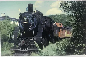 Postal de tren Wisconsin Chicago & Northwestern RR clase R-1 de diez ruedas #1835 - Imagen 1 de 3