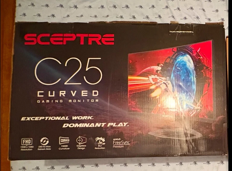 Sceptre C25 curved Gaming monitor - Image 1 of 1