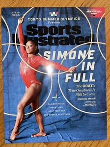 SPORTS ILLUSTRATED JULY 15, 2021-VOL 132 SIMONE IN FULL TOKYO SUMMER OLYMPIC New - Imagen 1 de 3