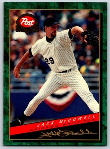 1994 Post Cereal JACK MCDOWELL #7 White Sox - Fast FREE Ship!