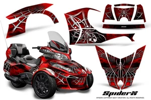 CAN-AM BRP SPYDER RT 2014-2019 CREATORX GRAPHICS KIT DECALS SPIDERX RED - Picture 1 of 1