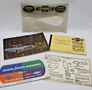 Vtg 1964 Chevrolet Owners Guide Part No. 3841540 Third Edition GM Chevy Impala - Picture 1 of 24