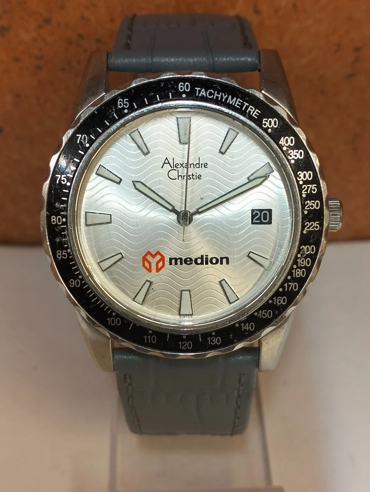 ALEXANDRE CHRISTIE QUARTZ 8119MD SWISS MEN'S FULL WORKING VINTAGE WATCH - Image 1 of 4