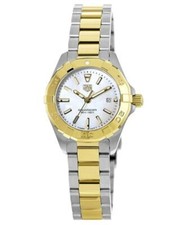 New Tag Heuer Aquaracer Lady 300M 27MM Yellow Women's Watch WBD1420.BB0321