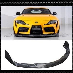 Carbon Fiber For Toyota Supra GR A90 MK5 2020-2024 AG Style  Front Bumper Lip  - Picture 1 of 12