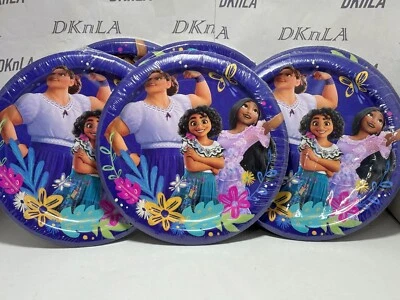 Suministros para fiestas de cumpleaños "Encanto" de Disney, platos, pancartas, servilletas, mantel Foto 1 de 4