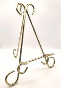 Staffelei Bild Kunst Foto Halter Display Ständer Messing Metall Deko Tischplatte 10" - Bild 1 von 5