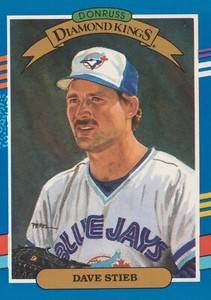 1991 Donruss - Dave Stieb - Diamond Kings Insert