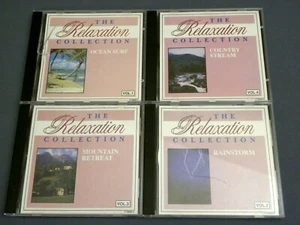 The Relaxation Collection CD's - Ocean Surf, Rainstorm, Country Stream, Mountain - Imagen 1 de 2