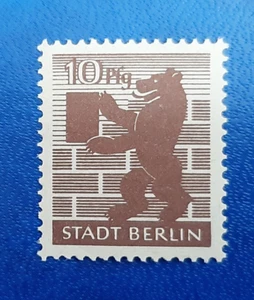 Estampilla de Alemania ocupación aliada Berlín 10 peniques jazmín SBZ Mi. 4 awaz (23528) - Imagen 1 de 4