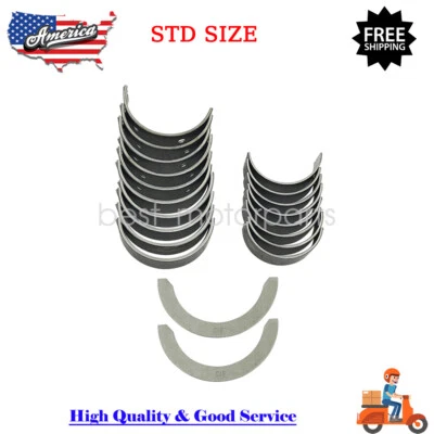 STD Engine Main Rod Bearings For 11-16 Hyundai Elantra GT Kia Fort Soul 1.8 2.0L Foto 1 de 4