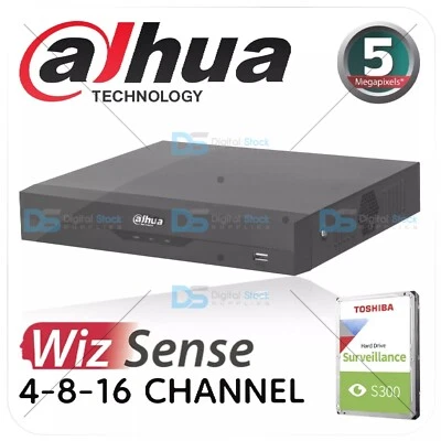 DAHUA DH-XVR5104HS-I3 VIDEOREGISTRATORE DIGITALE CANALE 4CH (DVR)