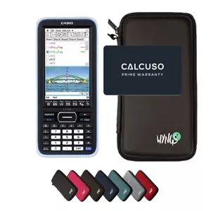 Calcuso Economy Package Black with Graphing Calculator Casio Classpad II - Casio FX-CP400 - Picture 1 of 6