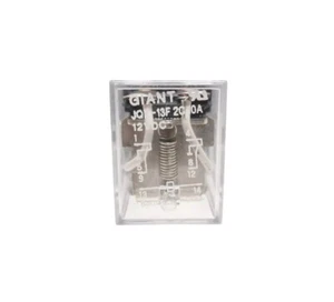Relé de orejetas de soldadura Giant JQX-13F 2C 10A 12VDC forma C - Imagen 1 de 7
