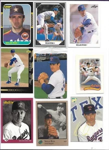 NOLAN RYAN LOT (9), MOTHER'S COOKIES, LEAF, MINI ,"The Express", SP, VINTAGE - Picture 1 of 1