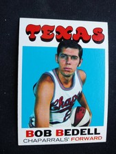 1971-72 Topps Basketball Card # 153 Bob Bedell - Texas Chaparrals (NM)