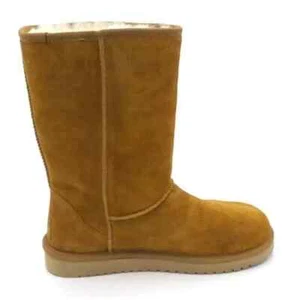 Koolaburra by UGG Suede Tall Boots - Koola-Chestnut-7M A310472 NEW - Picture 1 of 4